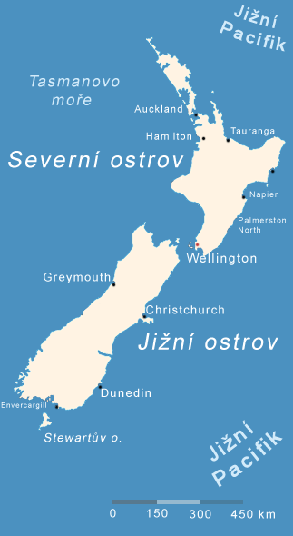 Christchurch na mapě