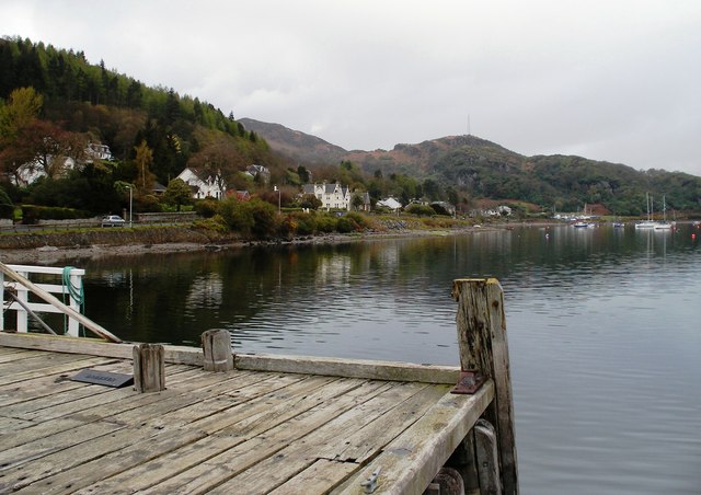 File:View from the pier at Tignabruaich - geograph.org.uk - 827351.jpg