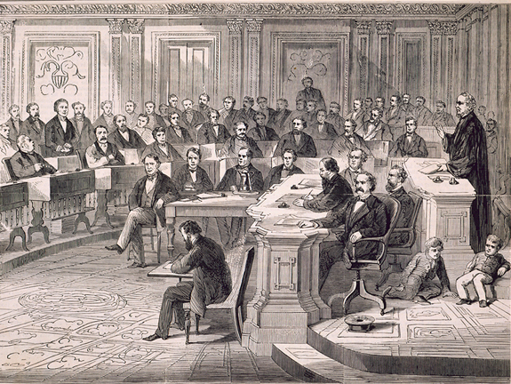 File:Vote on the Impeachment of President Johnson, 1868 (1).jpg