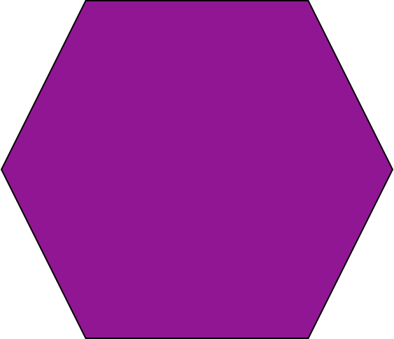 Hexagon shape transparent png