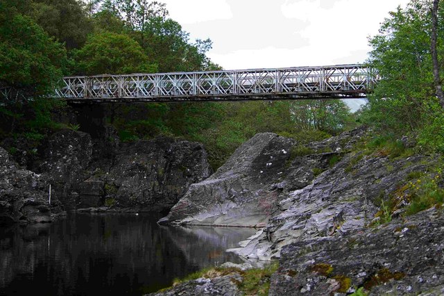 File:100 ft. Bailey Bridge across the River Orchy - geograph.org.uk - 2503015.jpg