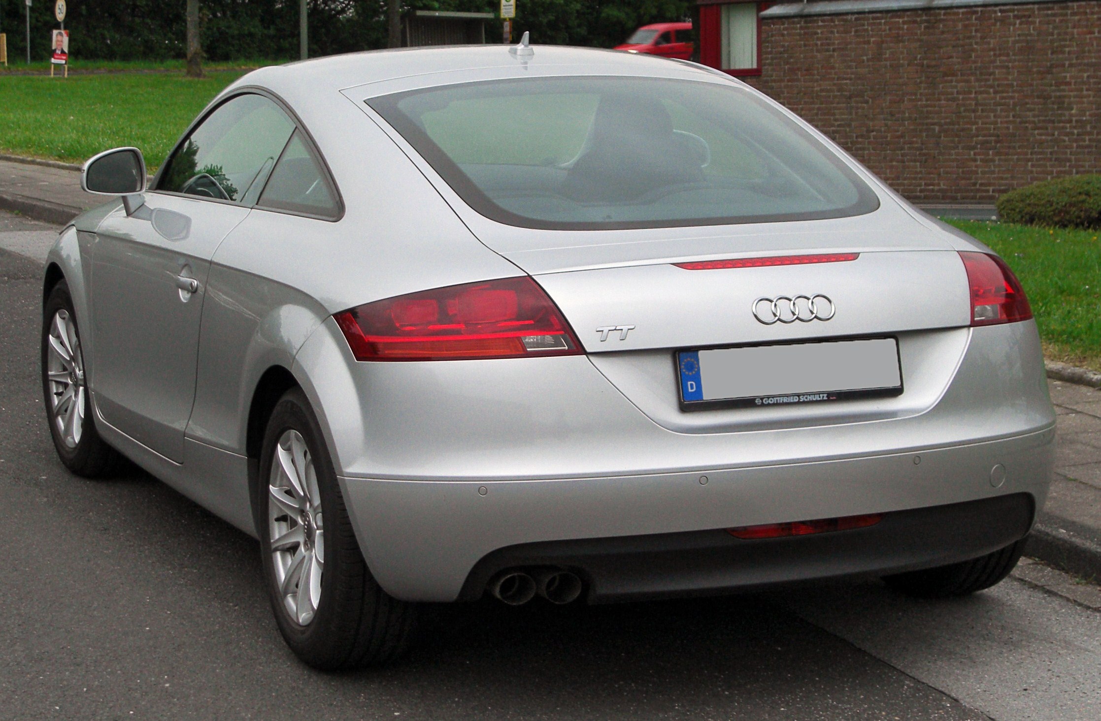 Audi Tt 2008 Rear