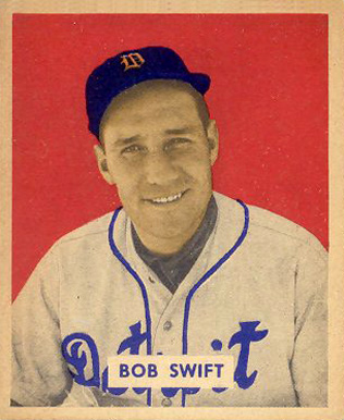 Swift's 1949 baseball card