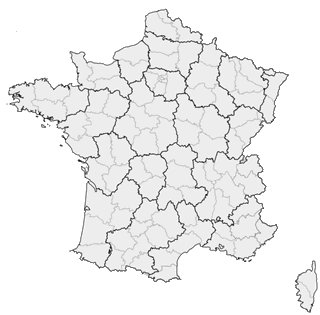 Carte France département région relief animé