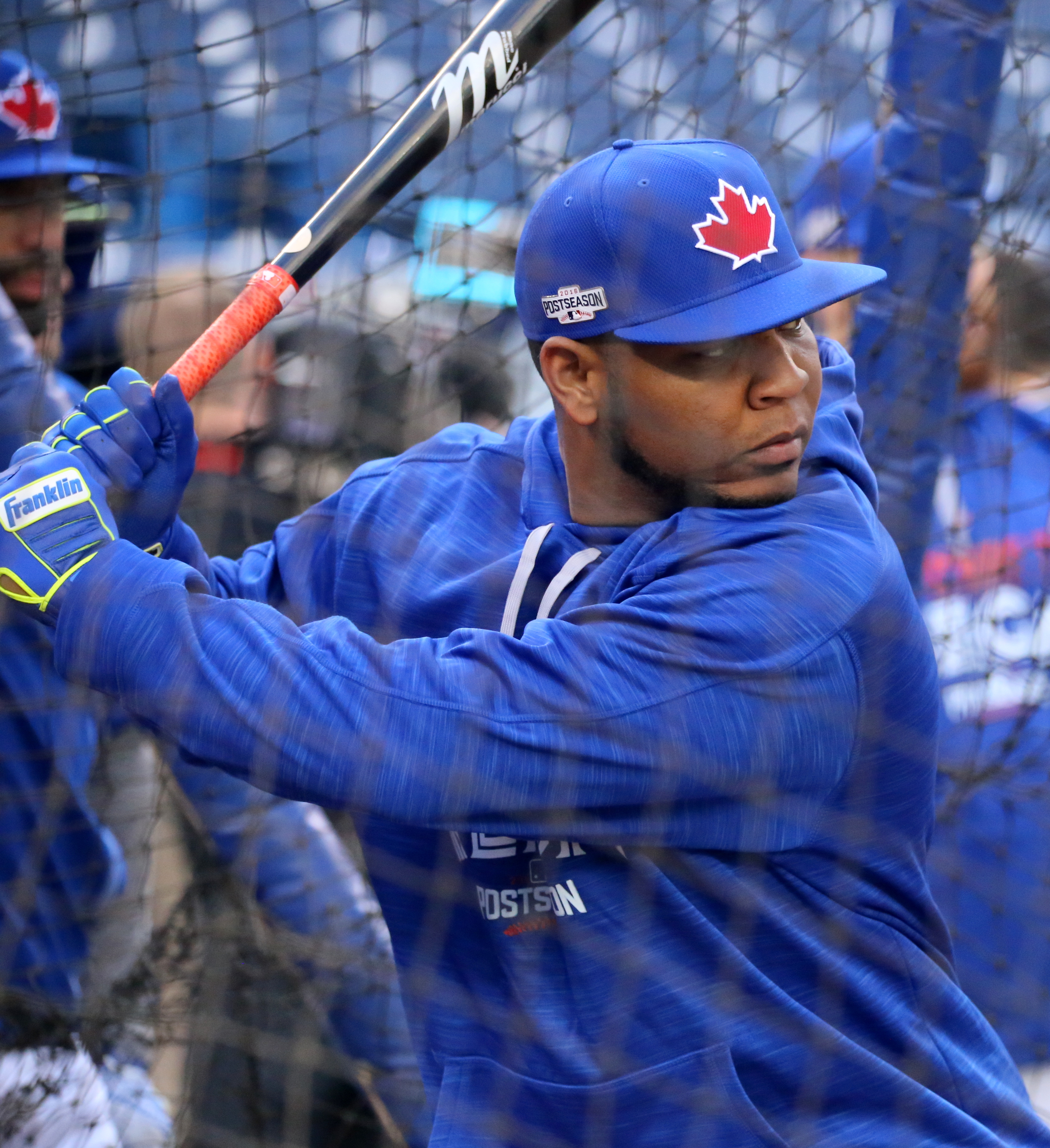 File:Edwin Encarnacion takes batting practice before the AL Wild