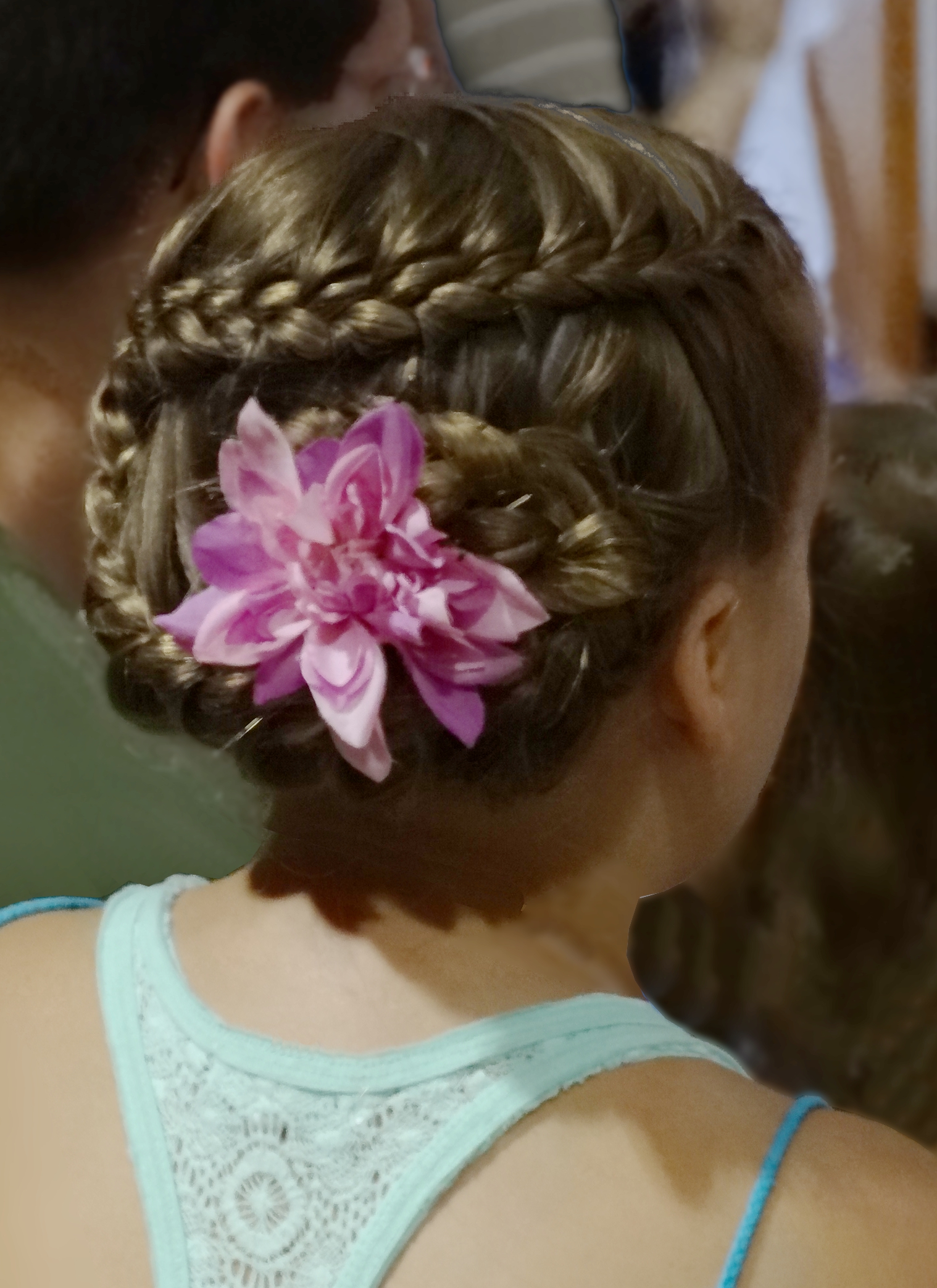 File Girl With Beautiful French Braided Hair Jpg Wikimedia