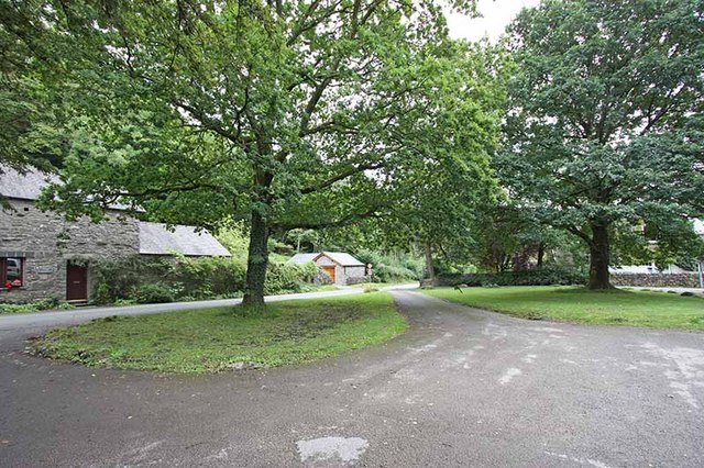 Green in front of St Paul's Church, Witherslack, Cumbria - geograph.org.uk - 930565