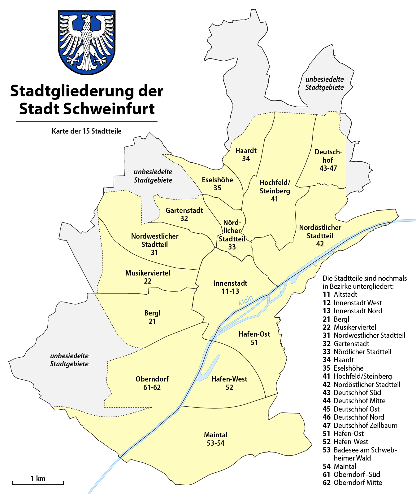 schweinfurt karte File Karte Stadtteile Stadt Schweinfurt Png Wikimedia Commons schweinfurt karte