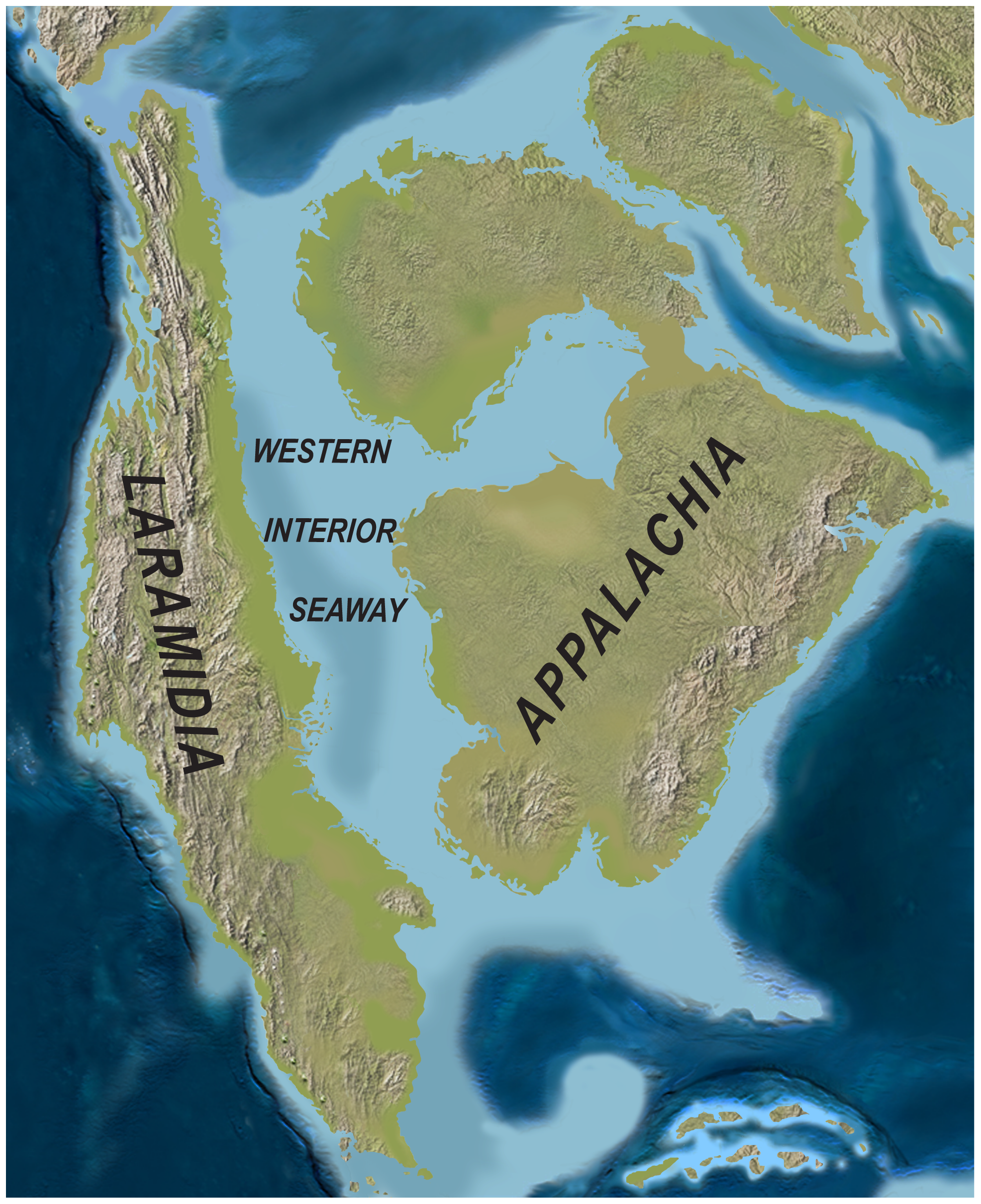 Datei North America Late Cretaceous 75mya Western