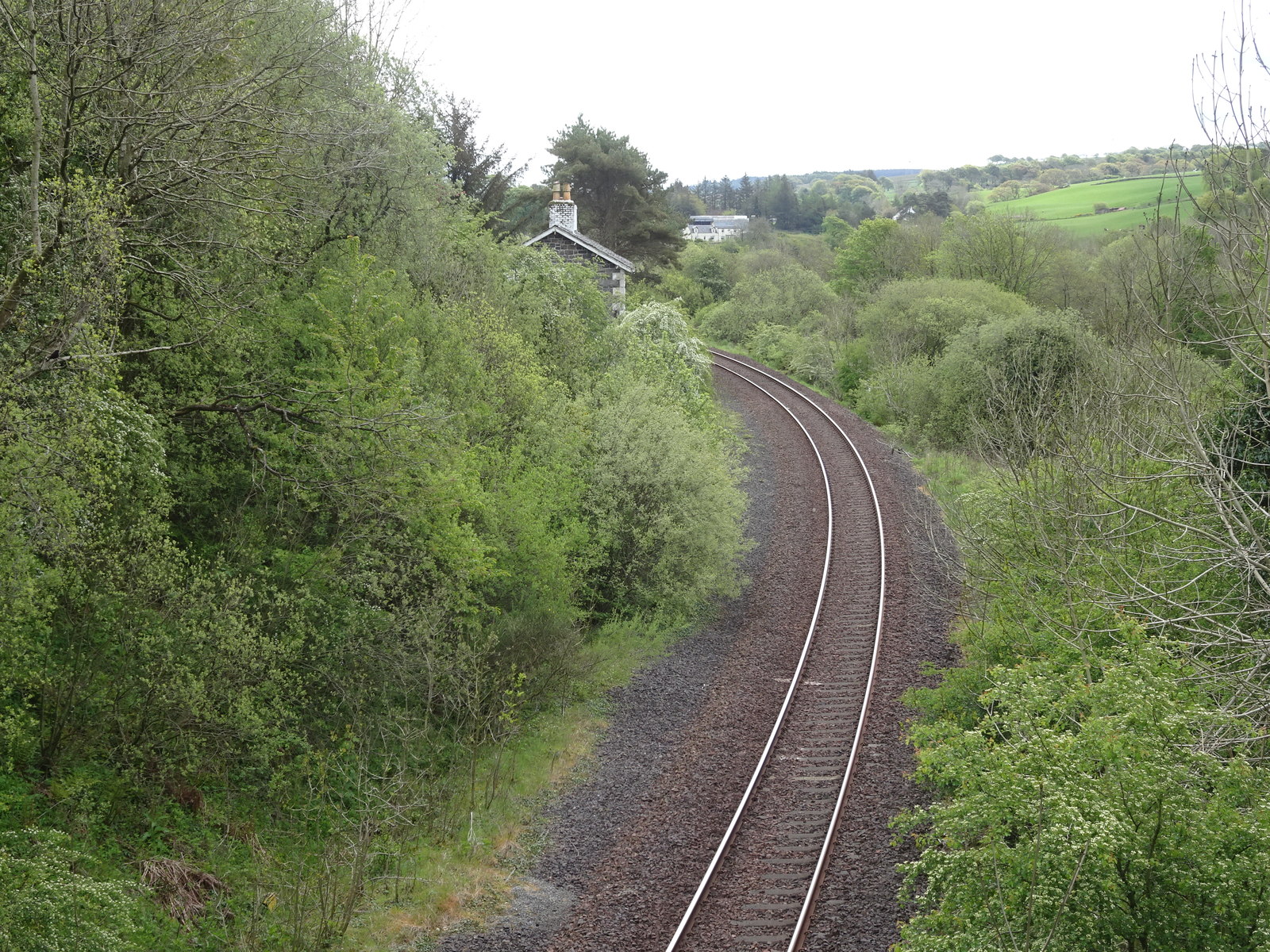 Pinwherry railway station