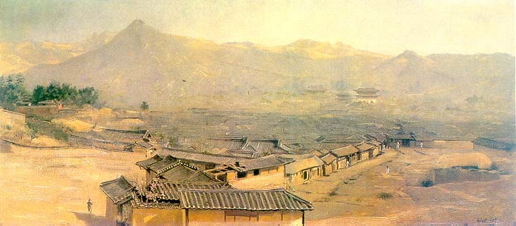 File:Seoul scenery-Hubert Vos-1898.jpg