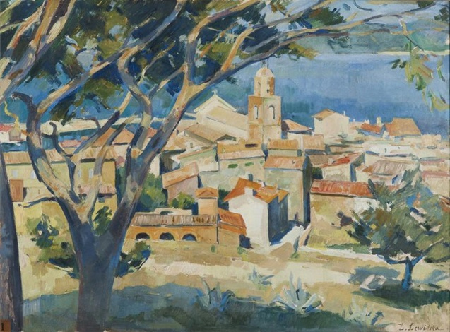 Sonia Lewitska - Vue de Saint Tropez