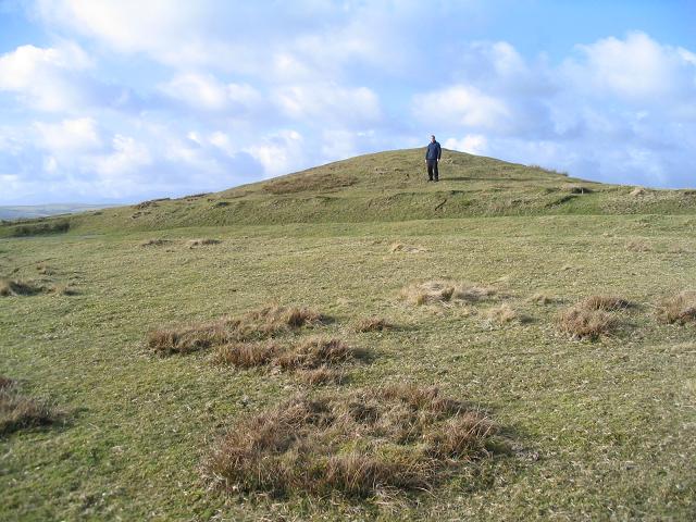 File:Tumulus on the Denbigh Moors - geograph.org.uk - 327498.jpg