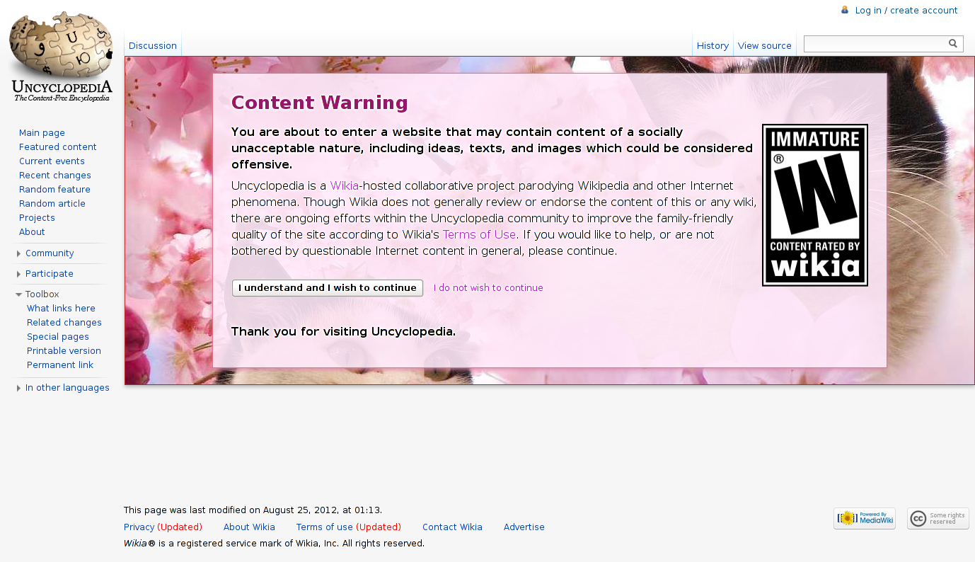 Content warning что это. Warning content. Uncyclopedia. May contain-content. Notes & content Warnings.