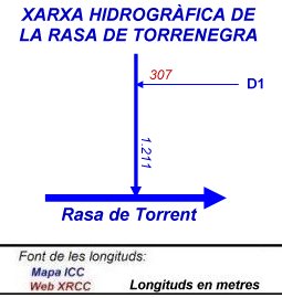 Xarxa hidrogràfica de la Rasa de Torrenegra