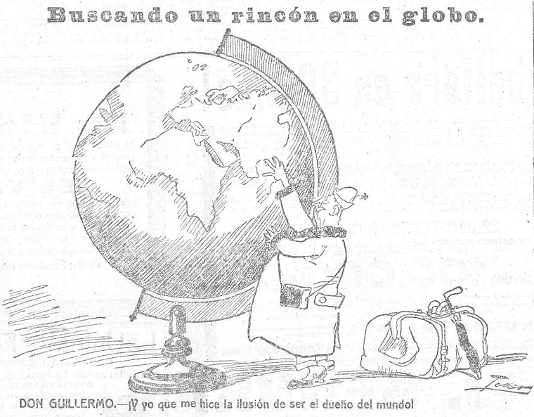 Buscando un rincón en el globo, 16 de noviembre de 1918.