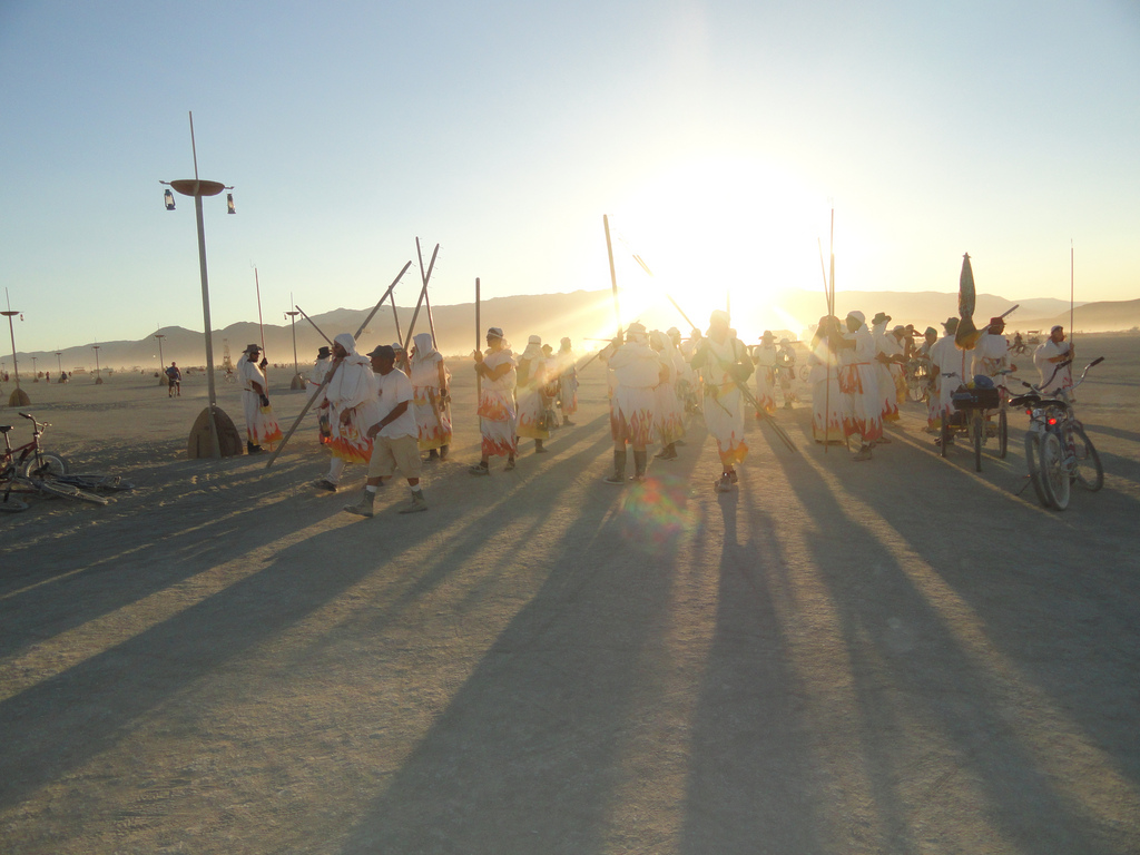 Burning man сожжение храма