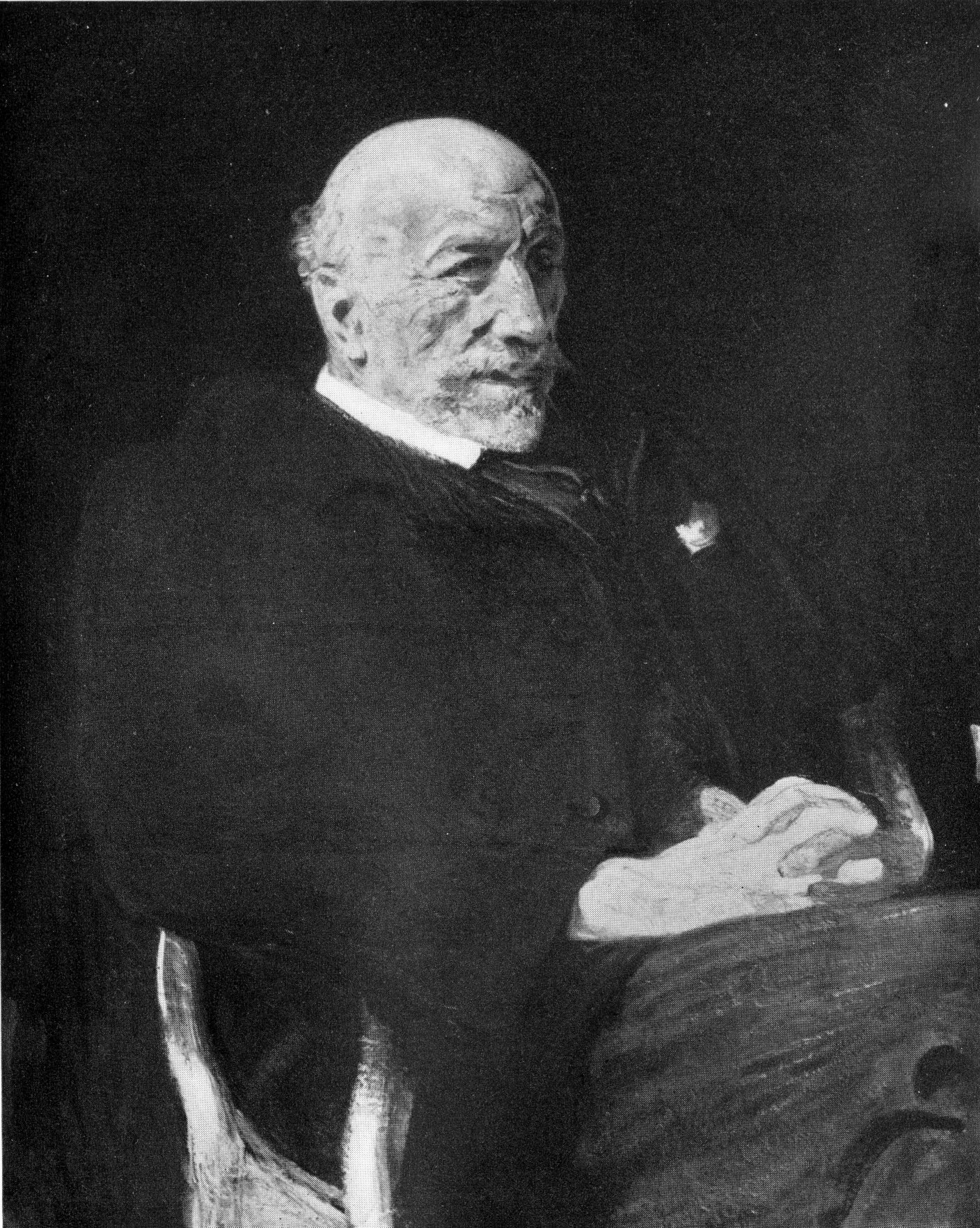 Carl Justi, Porträt von [[Reinhold Lepsius