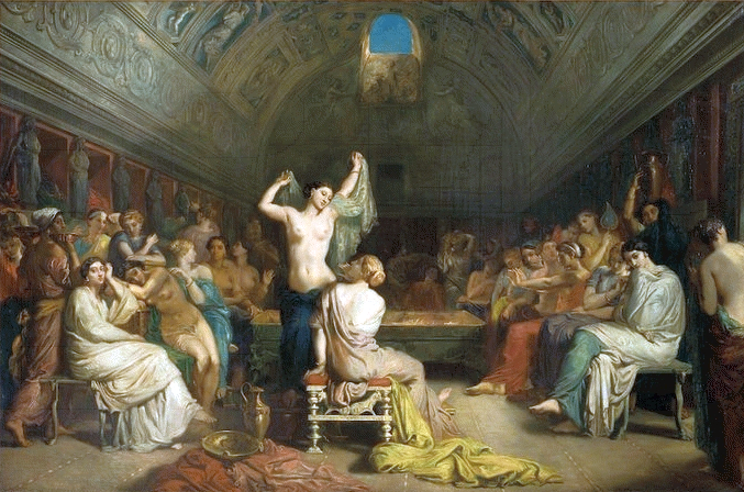 File:Chassériau, Théodore - The Tepidarium - 1853 from Musée d'Orsay.png