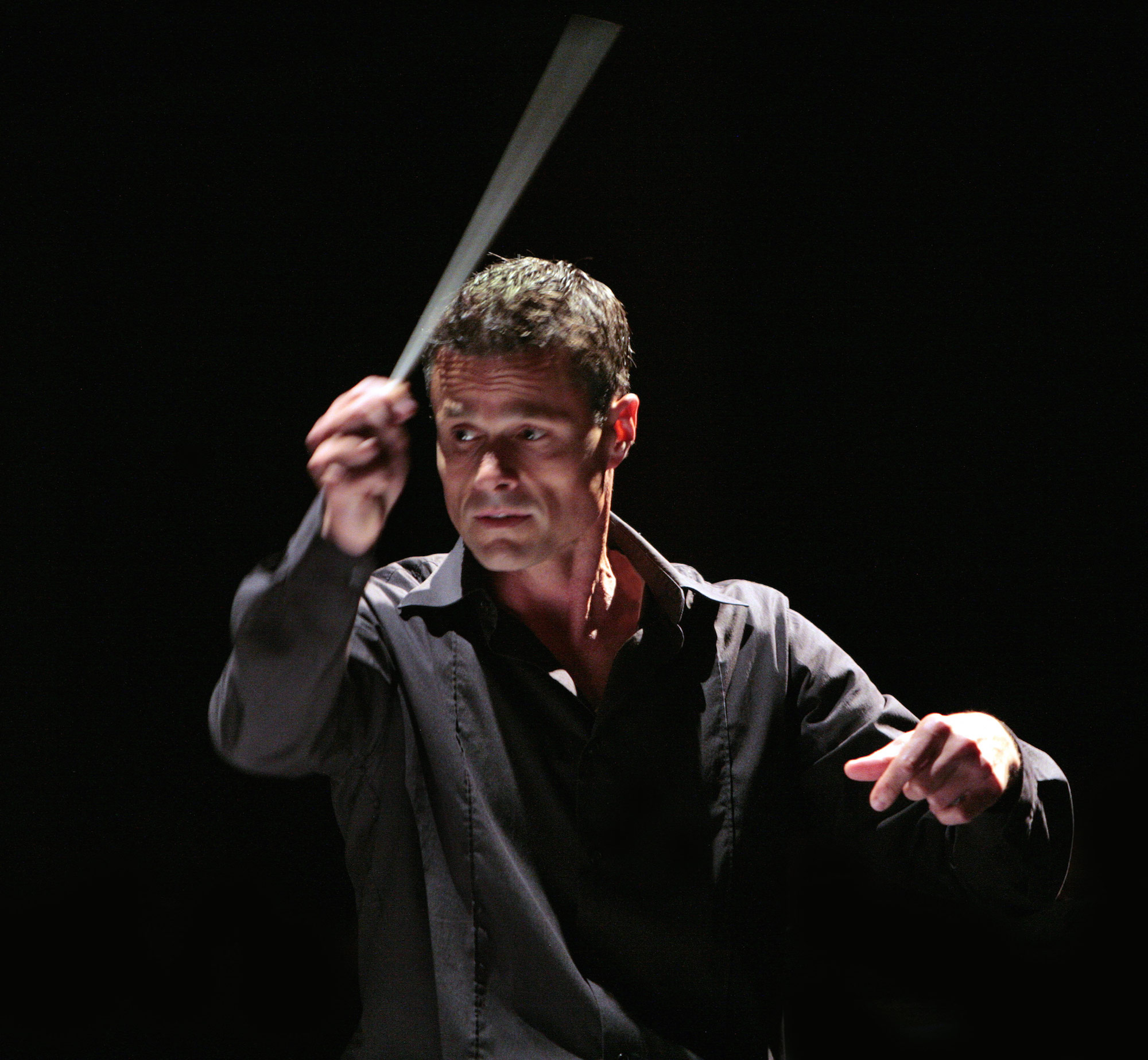 David Charles Abell conducting at Glimmerglass Opera, 2008