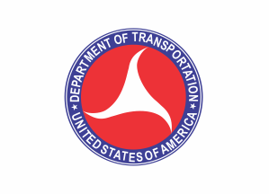 The flag of the U.S. Department of Transportation before 1980.