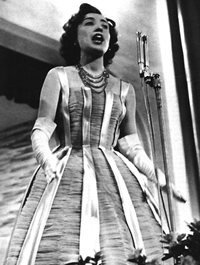 Franca Raimondi San Remon musiikkifestivaaleilla 1956