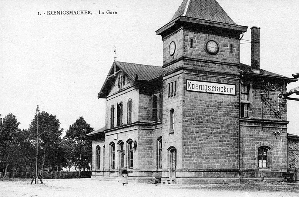 GARE DE KOENIGSMACKER  France Grand Est Moselle Kœnigsmacker 57970