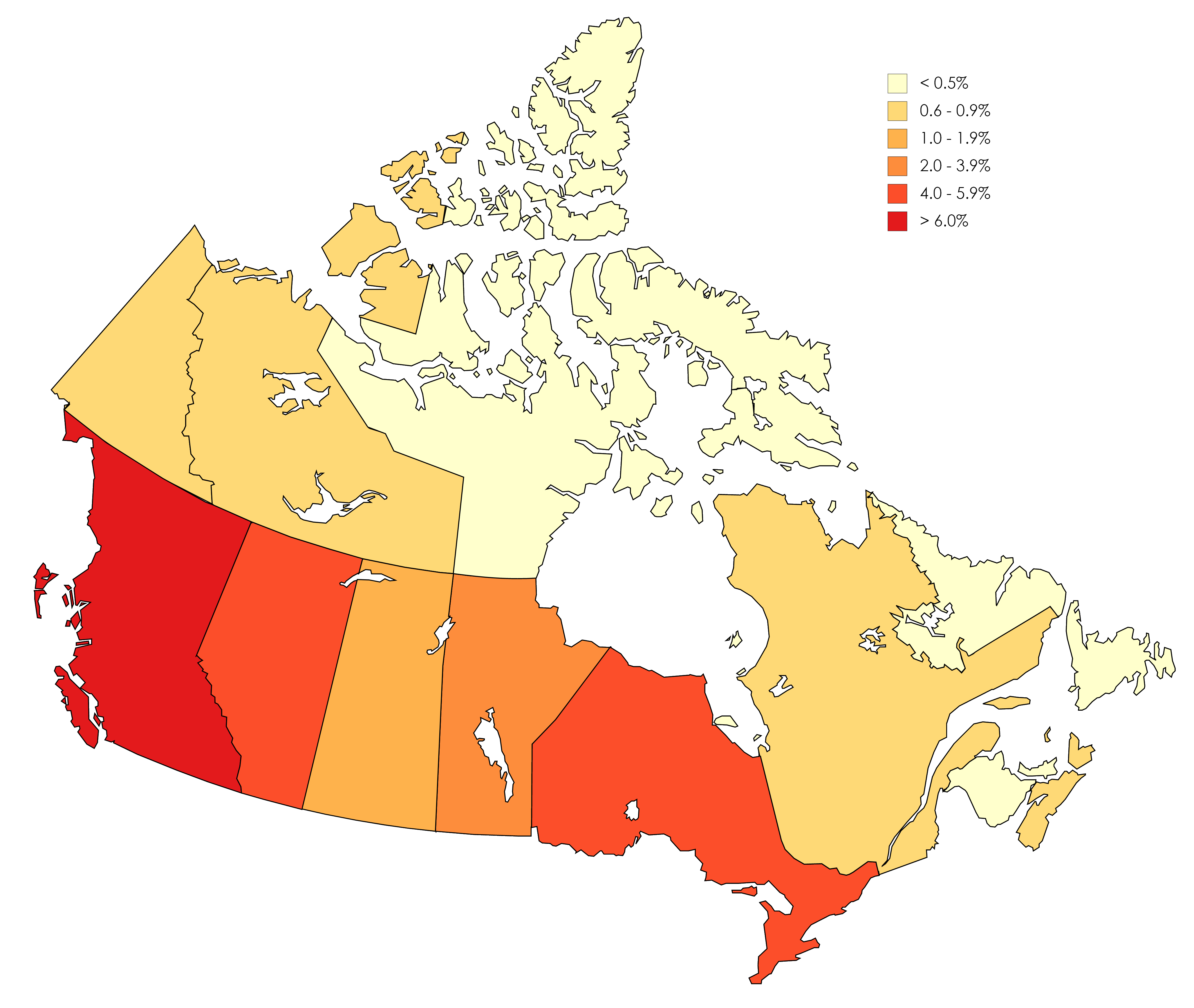 Canadians still getting taller, but not as fast as others