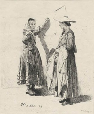 File:Lavandieres, Antibes - Adolphe Lalauze 1869.jpg