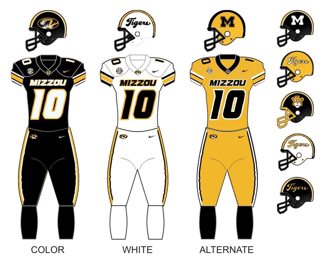 FileMissouri Tigers Football Unif 23.png Wikimedia Commons