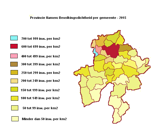 Bevolkingsdichtheid Namen
