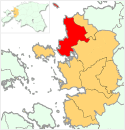Nuckö kommun ligger i den nordvästliga delen av landskapet Läänemaa.