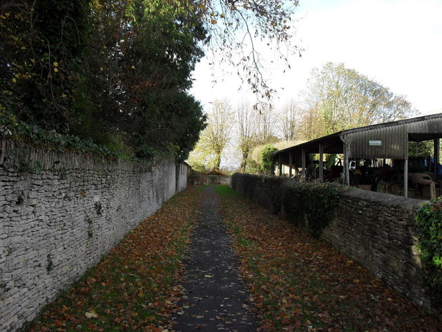 File:Path to St. Mary,s, Castle Eaton - geograph.org.uk - 1596481.jpg