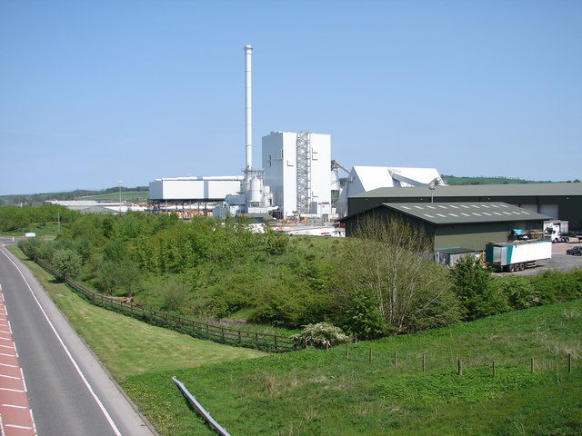 Biomass plant in Scotland.