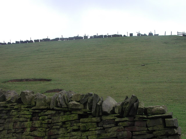 File:Vaccary Wall below Scout Moor Quarry - geograph.org.uk - 169745.jpg