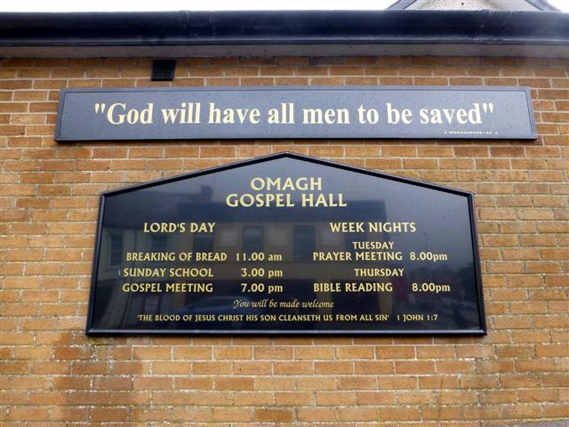 File:"God will have all men to be saved", Omagh - geograph.org.uk - 3458065.jpg