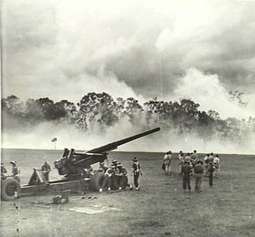 File:155 mm gun Queensland Feb 1945 AWM 087507.jpeg