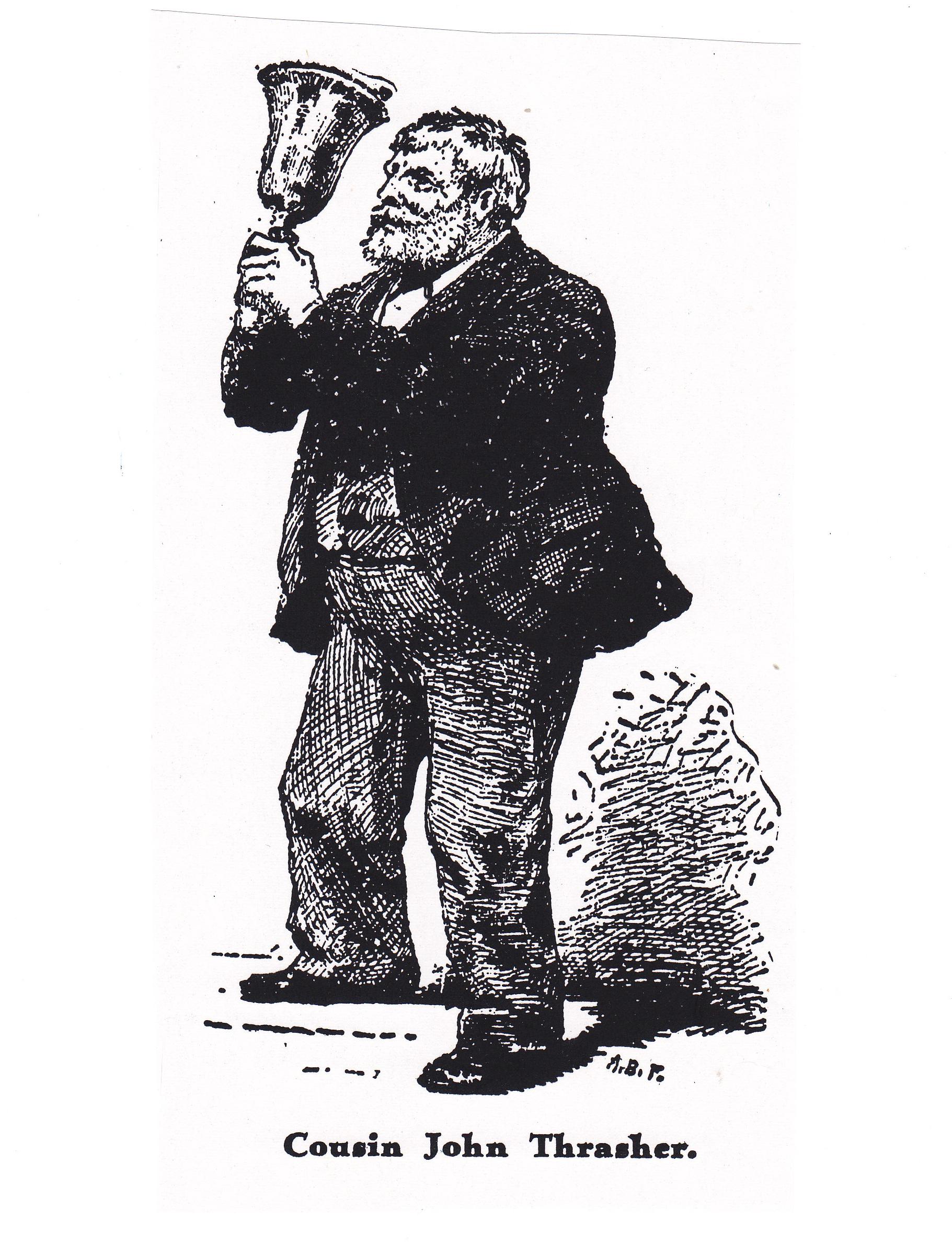 A sketch of John J. Thrasher appearing in an 1879 Harper's magazine article