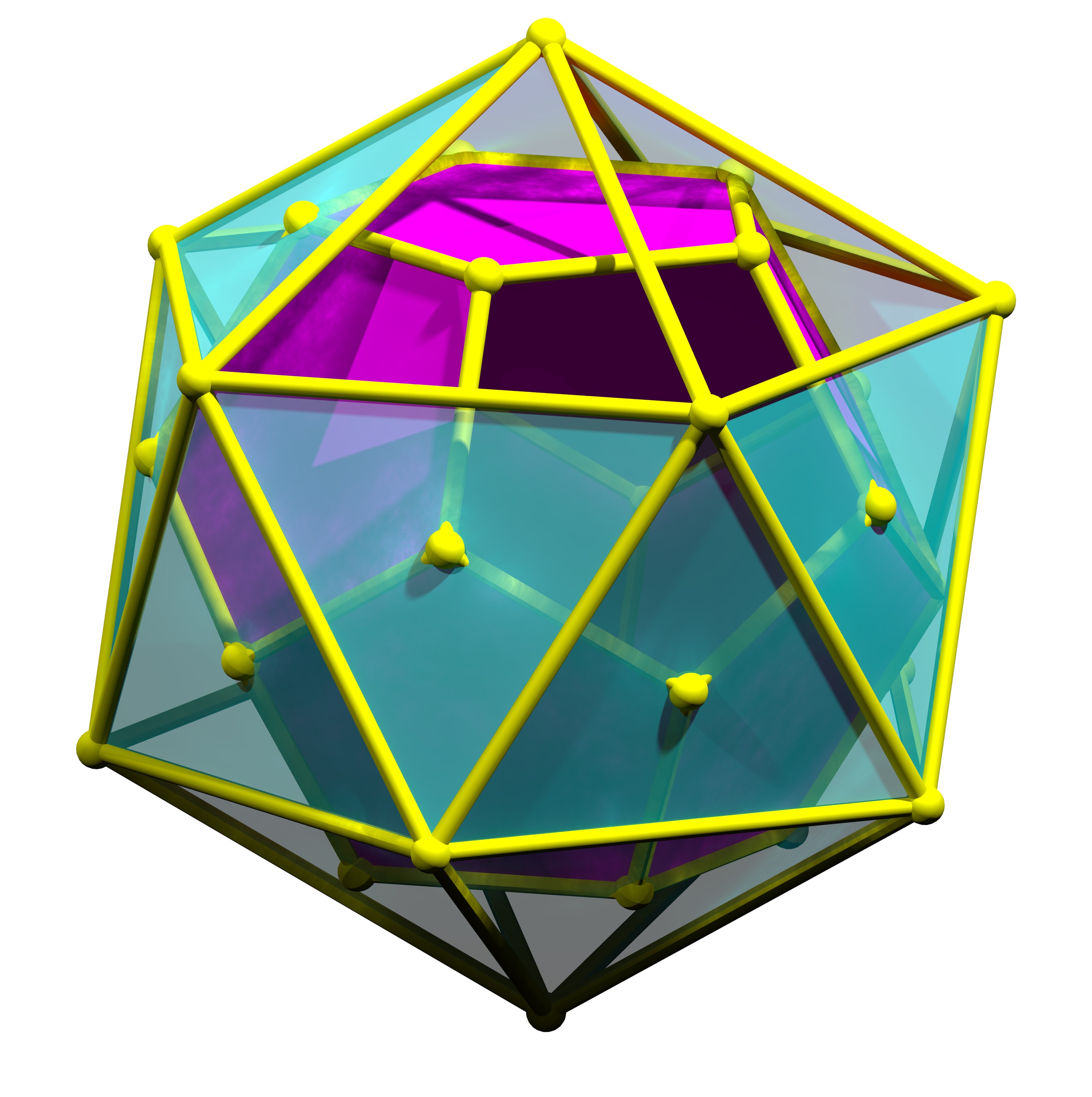 Геометрия 41. Compound of Dodecahedron and Icosahedron. Tetrahedron Prize.