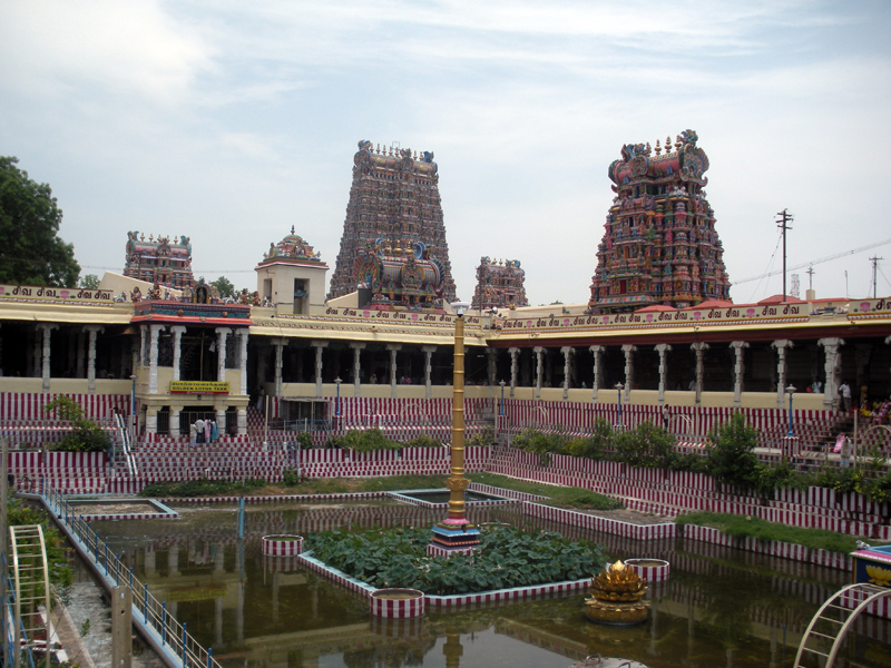 File:Gopurams of the Madurai Meenakshi Temple, Madurai, Tamil Nadu, India (2011).jpg