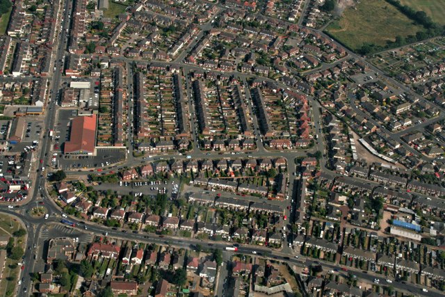 File:Grimsby, Yarborough Road area, aerial 2018 - geograph.org.uk - 5916696.jpg
