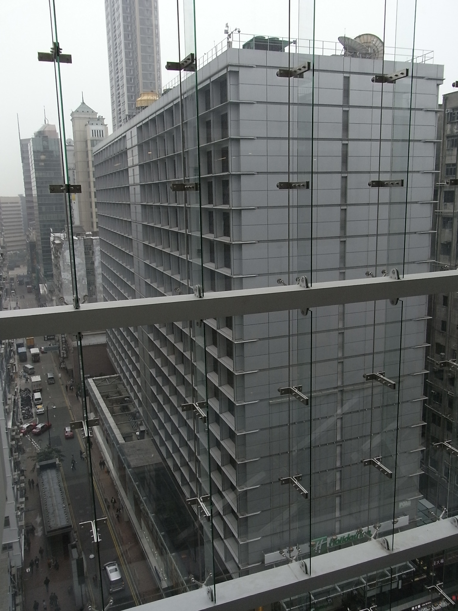File Hk Tst Isquare Mall Glass Wall View Holiday Inn Golden Mile