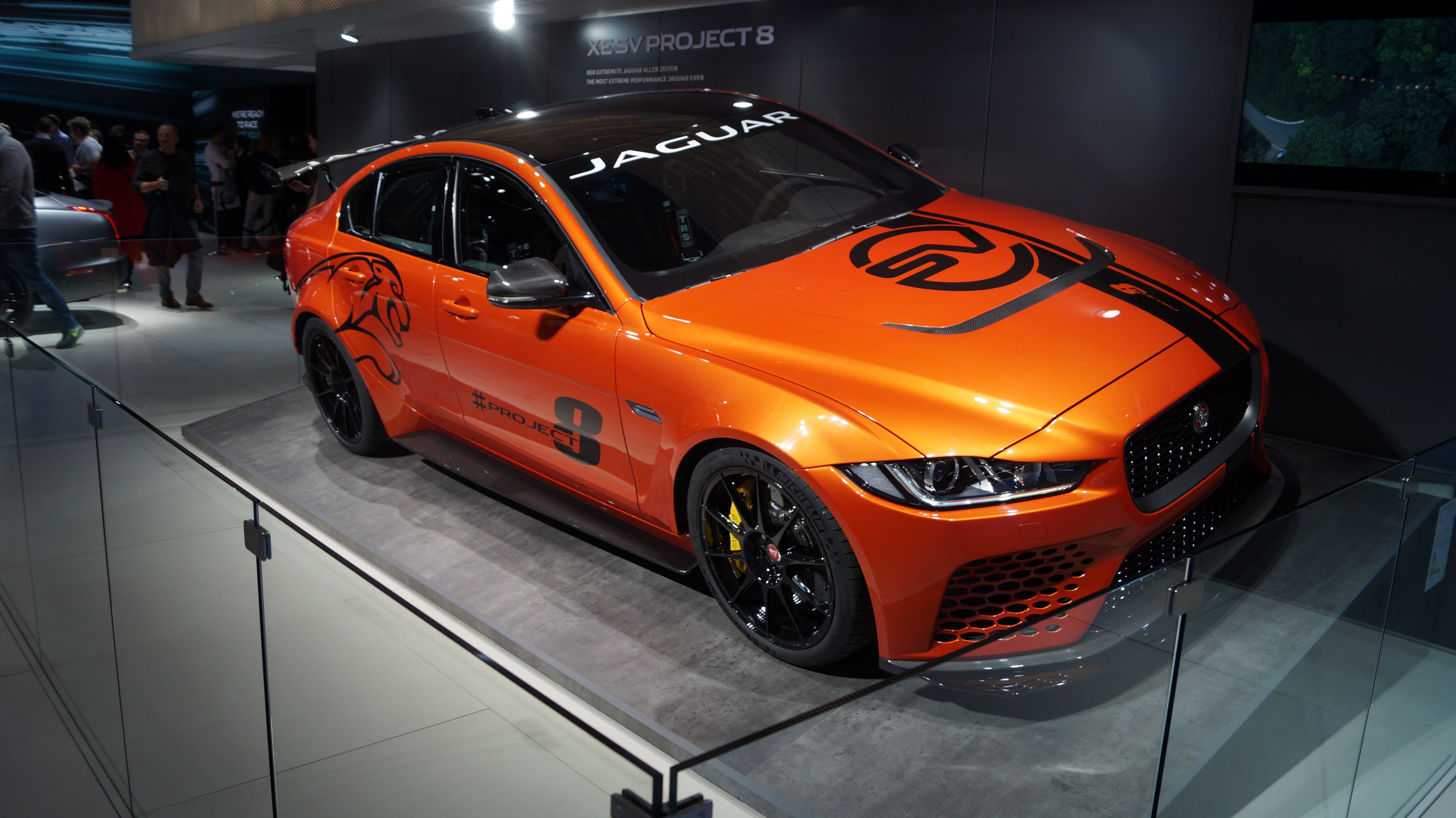 File:Jaguar XE SV Project 8 IAA 2017 -Front and right side.jpg