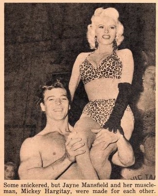 Jayne Mansfield and Mickey Hargitay, 1955 Jayne Mansfield with Mickey Hargitay, 1955.jpg