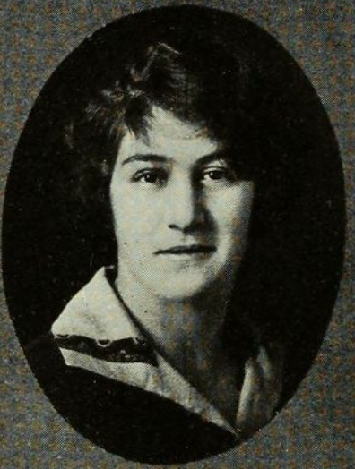 Jeannette Mirsky, from the 1924 yearbook of Barnard College