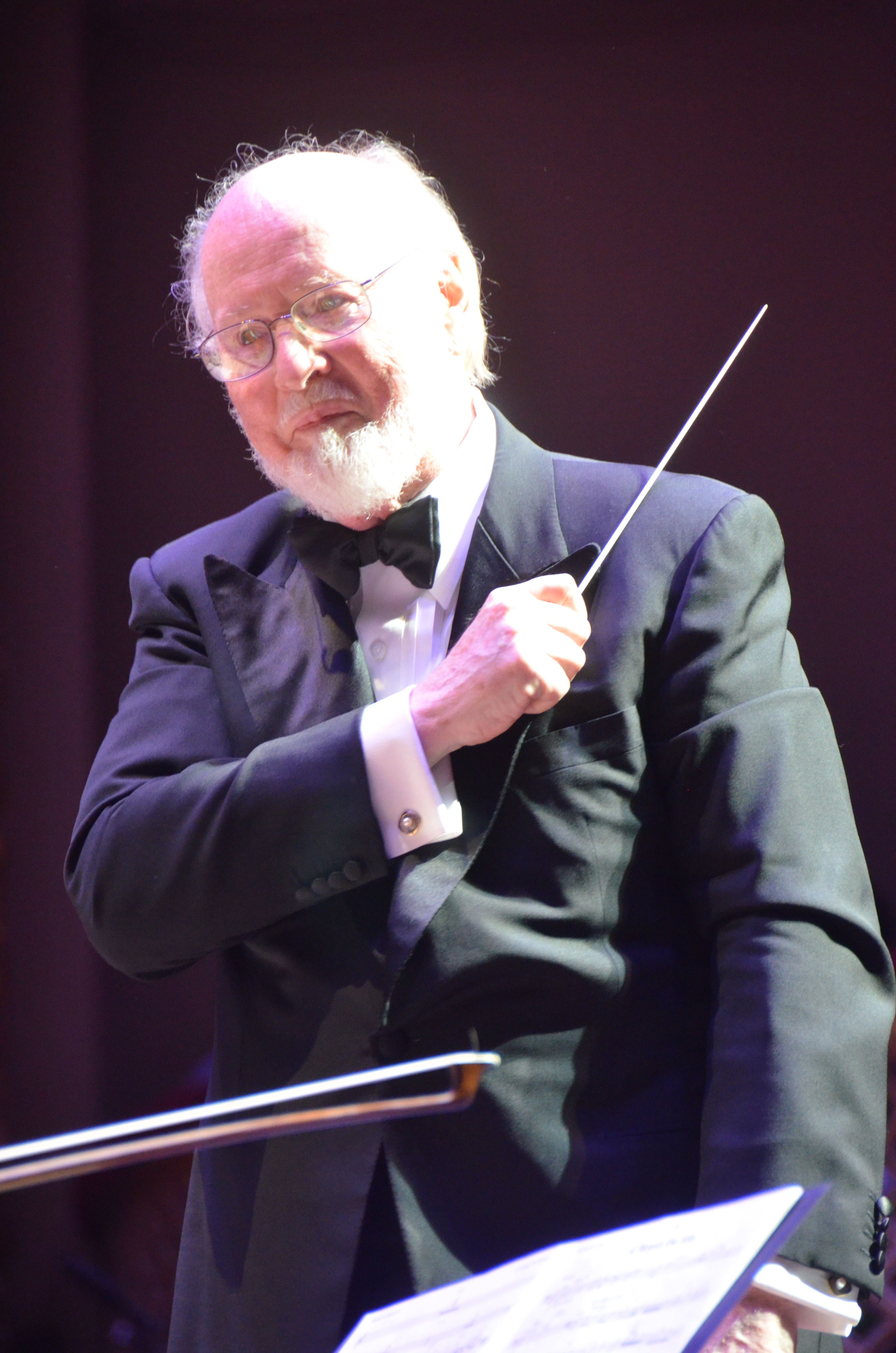 Williams in 2011, conducting the [[Boston Pops Orchestra]]