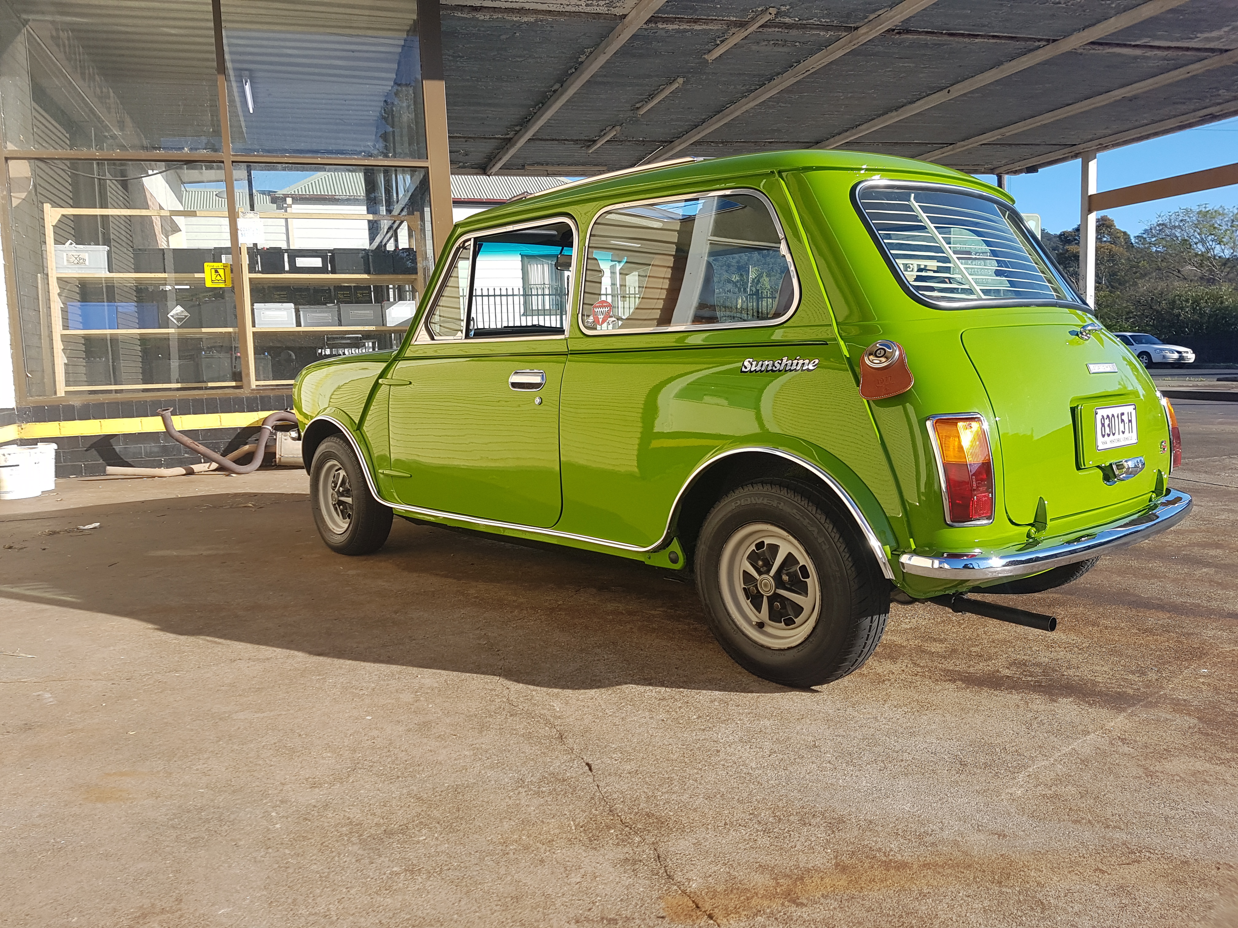 Jade sunshine. Mini Leyland.