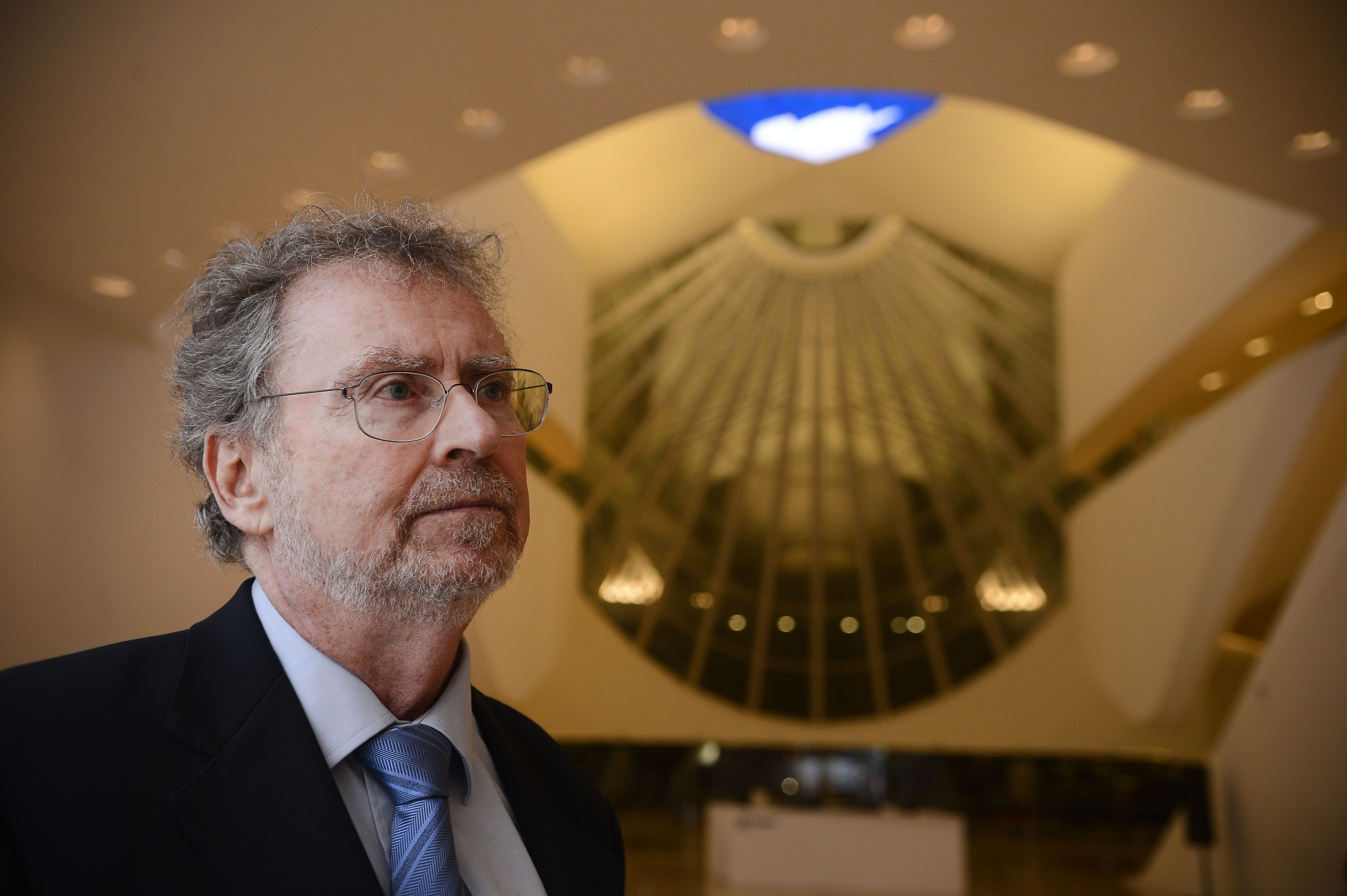 Luiz Davidovich bei der 100-Jahr-Feier der Brasilianischen Akademie der Wissenschaften im ''Museu do Amanhã'' (Museum von Morgen) in Rio de Janeiro