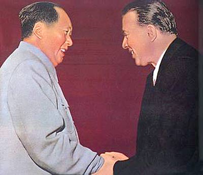 File:Mao Zedong and Enver Hoxha.jpg