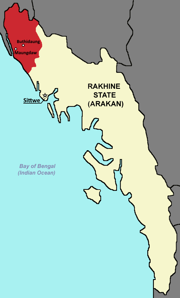 File Map of Maungdaw District in Rakhine State Arakan .png